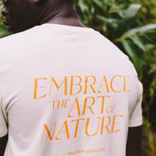 “Embrace the Art of Nature” t-shirts by Mauritia Gallery