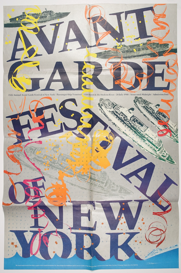 15th Annual Avant Garde Festival of New York poster 1