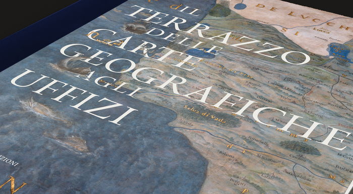 Detail of the lettering on the cover