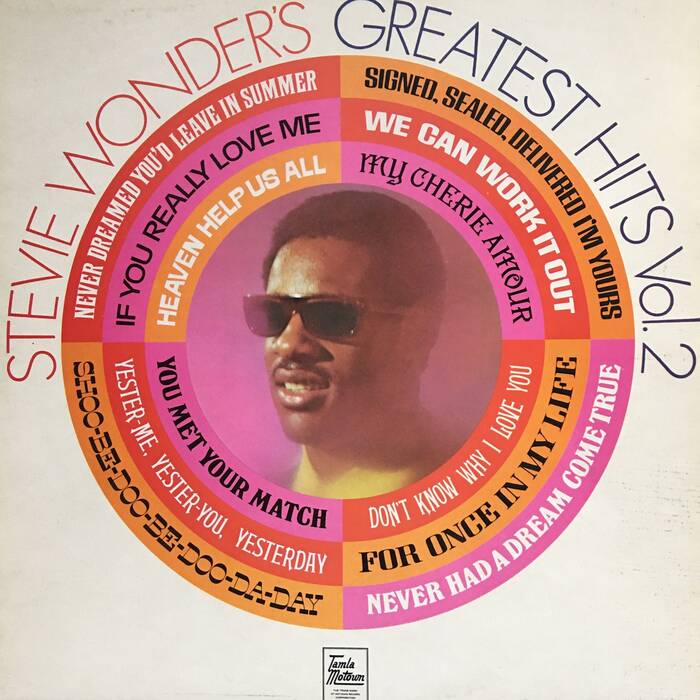 Stevie Wonder – Stevie Wonder’s Greatest Hits Vol. 2 Album Art - Fonts ...