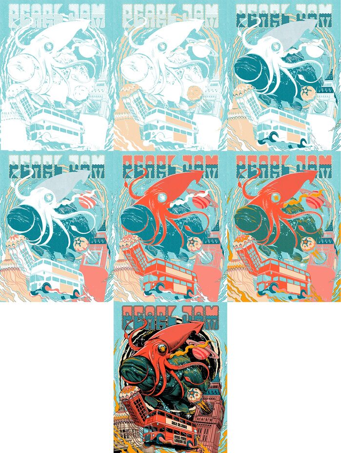 Color separation for screen printing