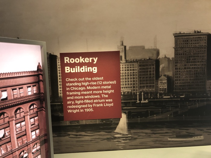 Story of Chicago exhibit and signs at Willis Tower 9