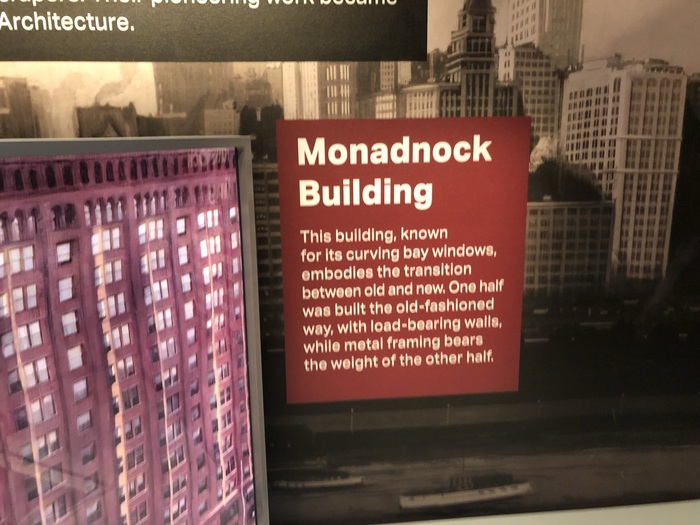 Story of Chicago exhibit and signs at Willis Tower 7