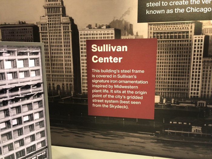 Story of Chicago exhibit and signs at Willis Tower 8