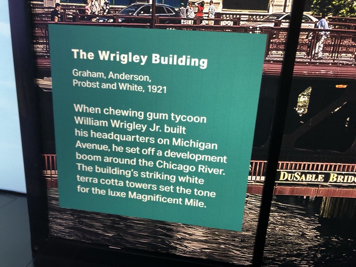 Story of Chicago exhibit and signs at Willis Tower 14