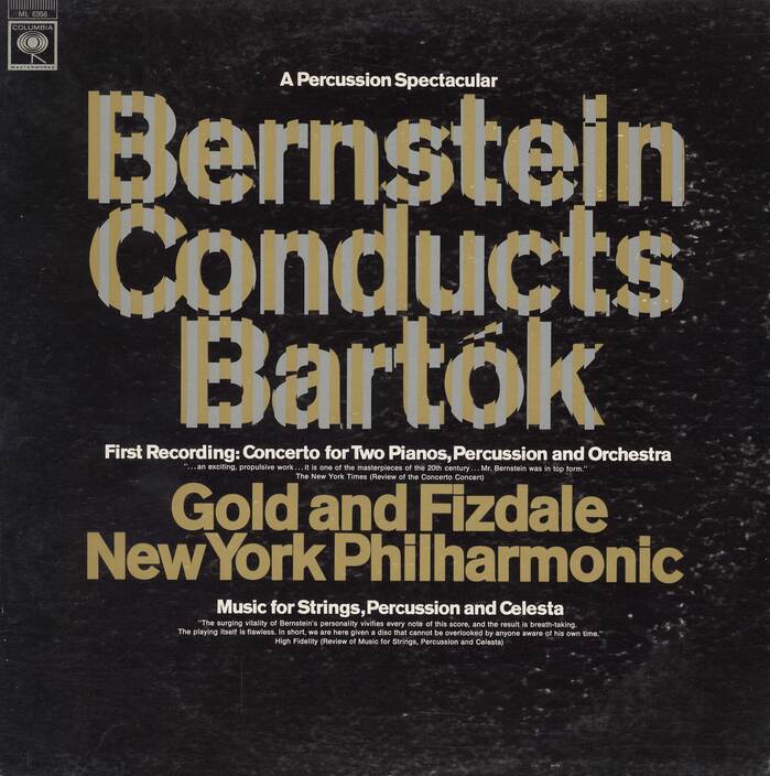 Bernstein Conducts Bartók album art 1