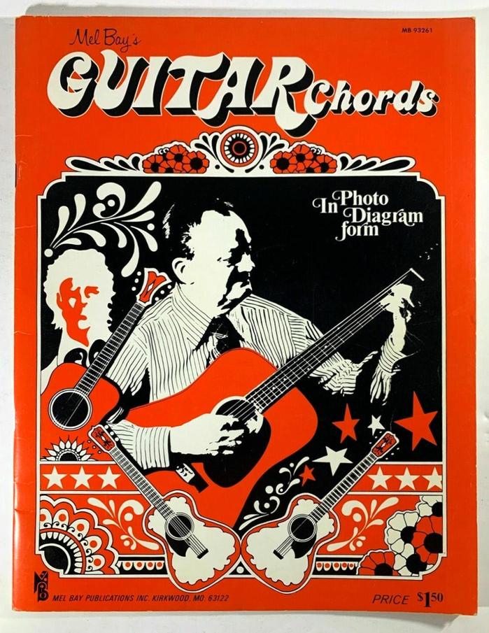 Mel Bay&rsquo;s Guitar Chords In Picture and Diagram Form, first published in 1959