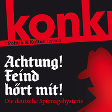 <cite>konkret</cite>, Issue 12/2013