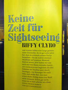 Biffy Clyro feature in <cite>Visions</cite> magazine, No. 249