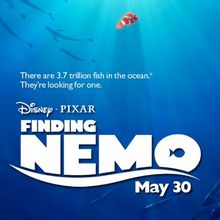 <cite>Finding Nemo</cite> logo and posters