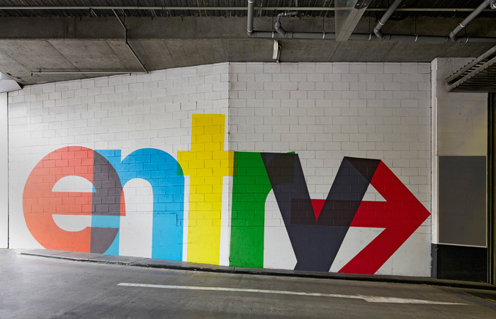 QV Melbourne parking garage signs 2