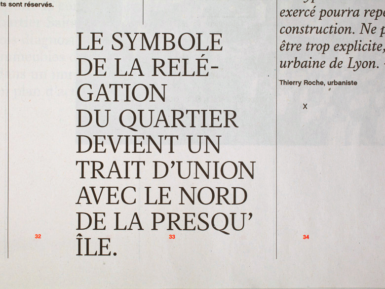 Le Journal de La Confluence Nº2 - Fonts In Use
