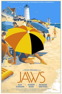 <cite>JAWS</cite> alternate movie poster