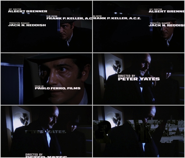 Bullitt (1968) opening title sequence 1