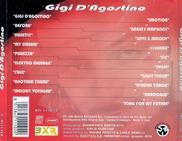 Gigi D’Agostino – Gigi D’Agostino album art 4