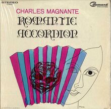 Charles Magnante and His Orchestra – <cite>Romantic Accordion </cite>album art