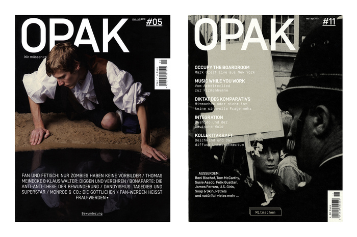 Covers of issues 5 and 11 of the magazine.