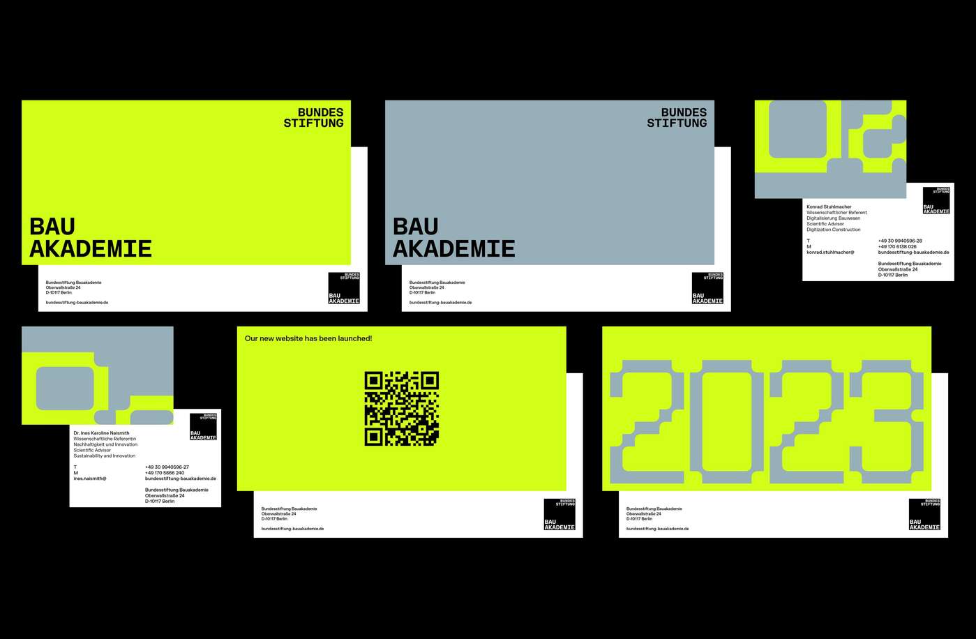 Bundesstiftung Bauakademie - Fonts In Use