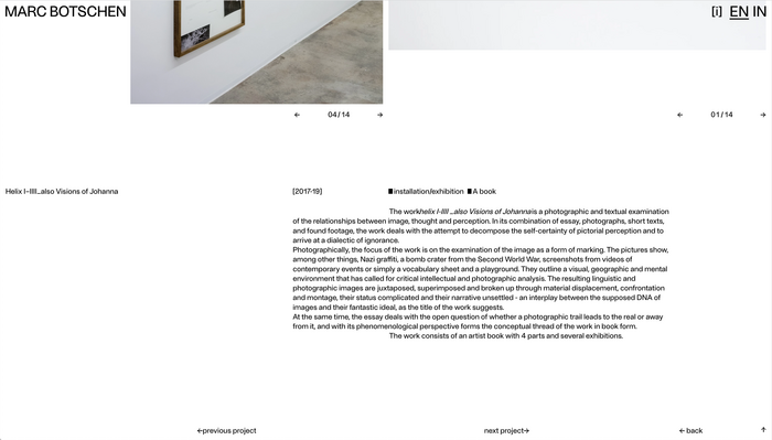 Mark Botschen gallery website 3