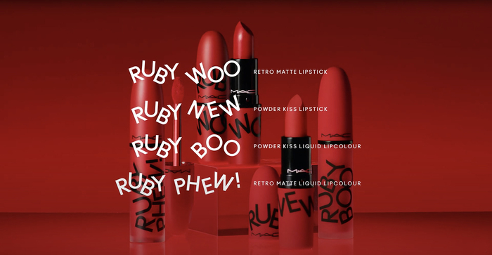 M·A·C Ruby lipstick 7