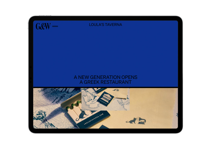 Glasfurd &amp; Walker portfolio website 2