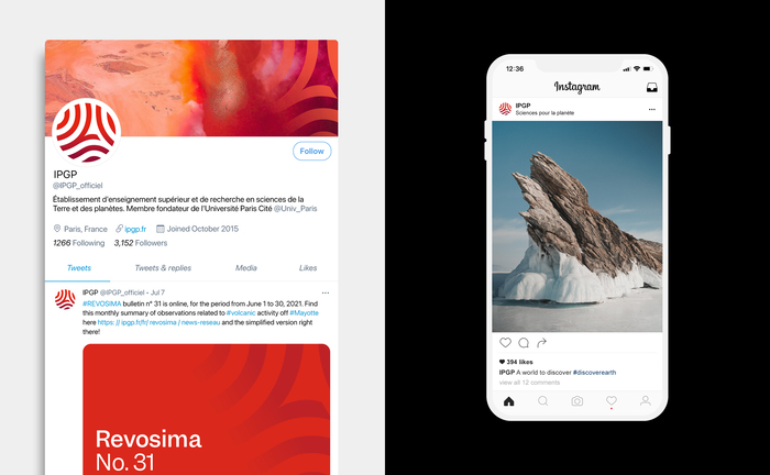 Institut de Physique du Globe de Paris visual identity 12