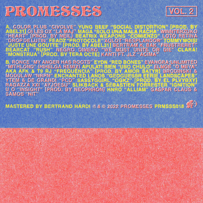 Promesses Vol. 1 and Vol. 2 album art 6