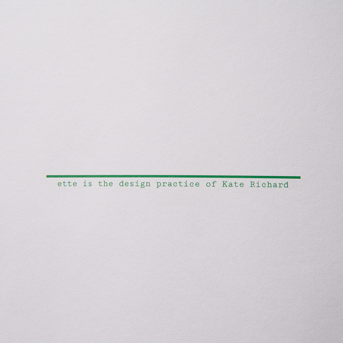Sitstand zine #2, “Kate Richard” 7