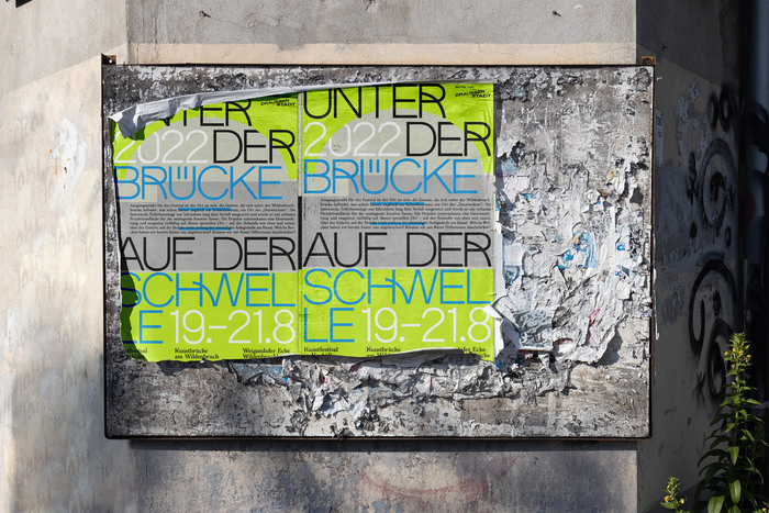 Unter der Brücke: Auf der Schwelle festival poster 3