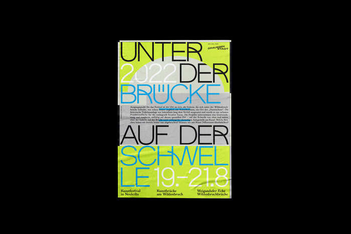 Unter der Brücke: Auf der Schwelle festival poster 2