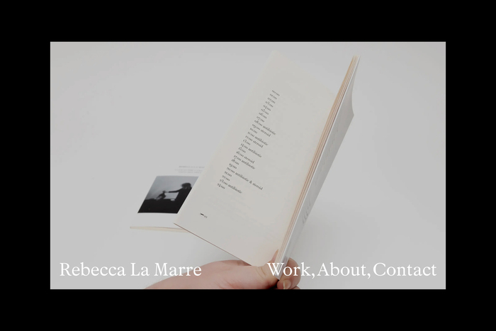 Rebecca La Marre website 2