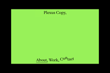 Plexus Copy portfolio website