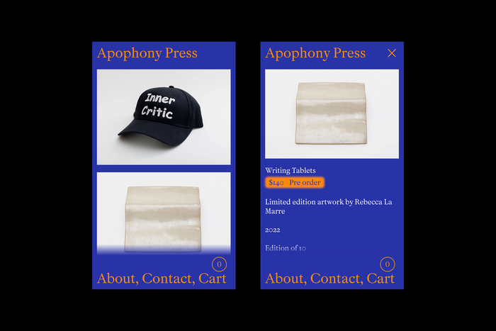 Apophony Press website 5