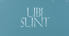 <cite>Ubi Sunt</cite> by Blaise Agüera y Arcas