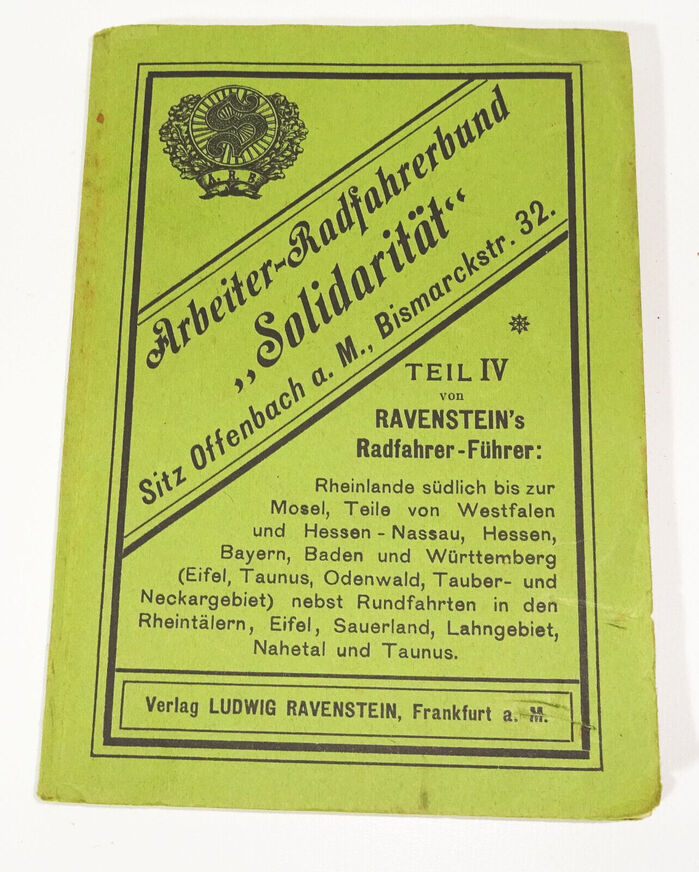 Teil IV: Rheinlande s&uuml;dlich bis zur Mosel, Teile von Westfalen und Hessen-Nassau, Hessen, Bayern, Baden und W&uuml;rttemberg (Eifel, Taunus, Odenwald, Tauber- und Neckargebiet) nebst Rundfahrten in den Rheint&auml;lern, Eifel, Sauerland, Lahngebiet, Nahetal und Taunus.
