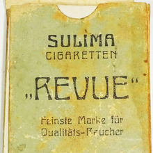 Sulima Cigaretten “Revue” card deck