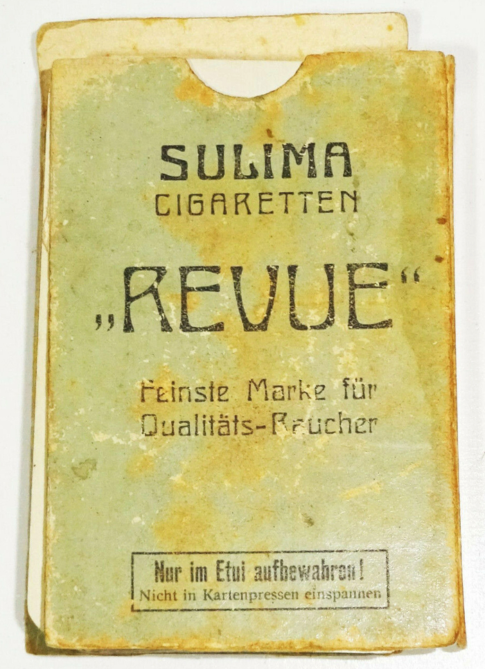 Sulima Cigaretten “Revue” card deck 1