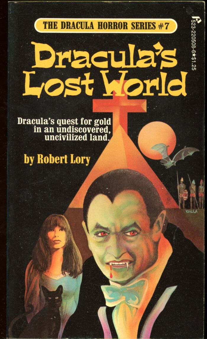 #7, Dracula’s Lost World (1974) with cover art by Victor Valla