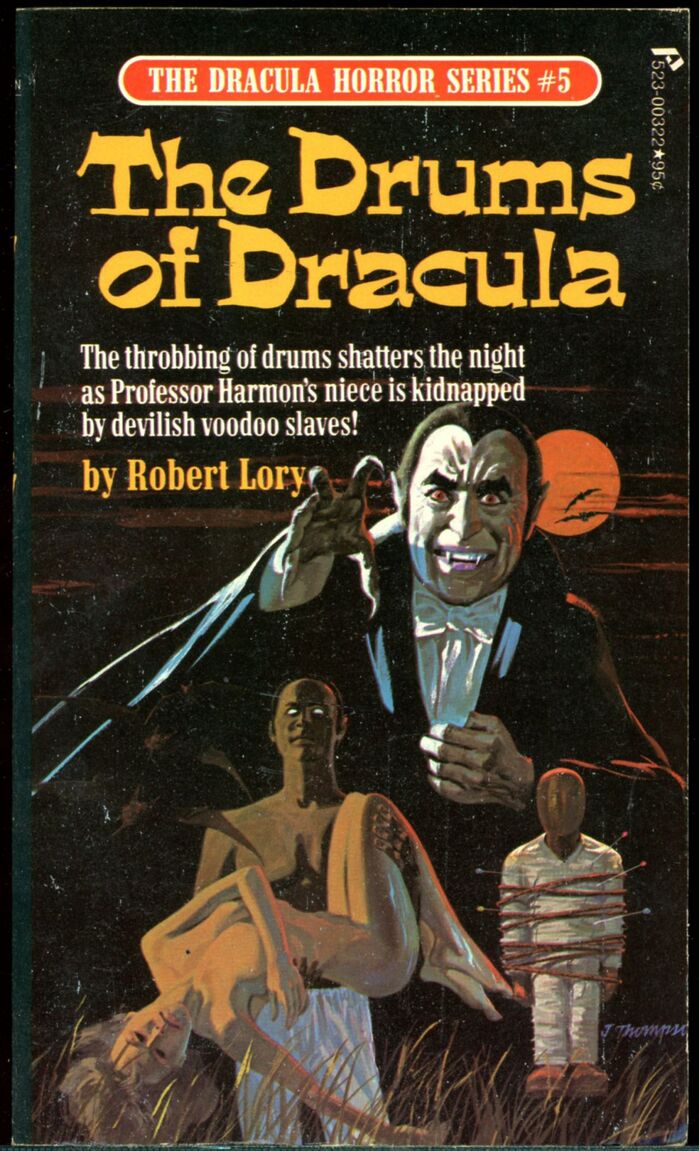 #5, The Drums of Dracula (1974) with cover art by J. Thompson