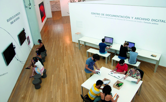Wall text in the park’s documentation center and digital archive