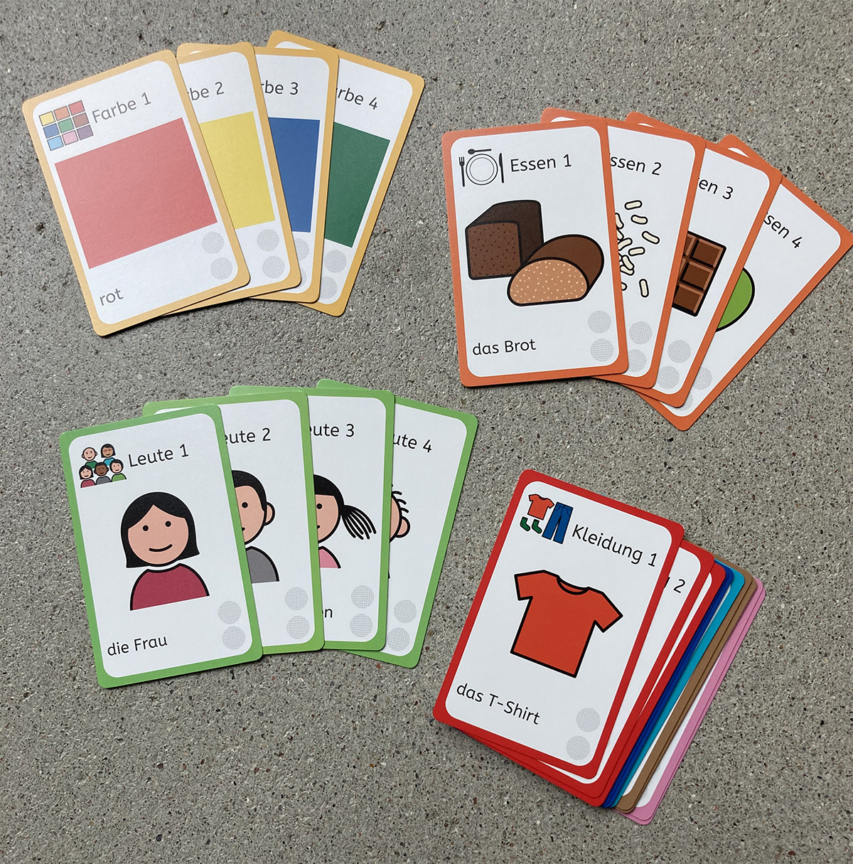 AAC playing cards - Fonts In Use