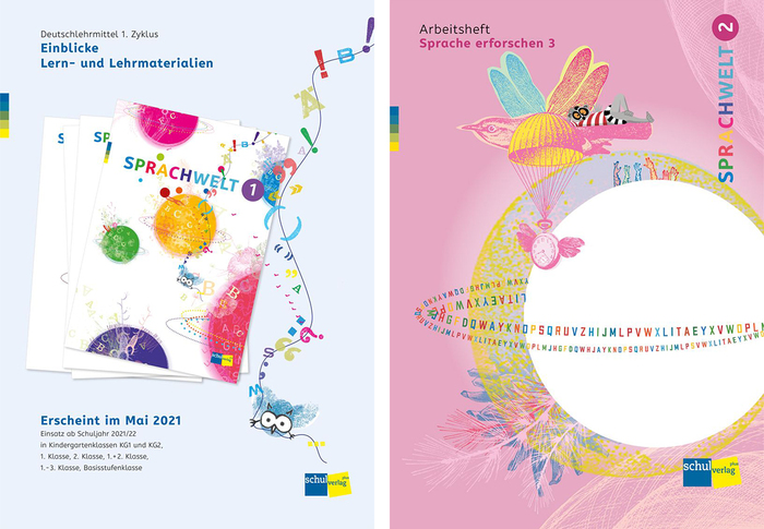 Announcement and cover of school books