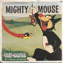 Mighty Mouse View-Master slides packet