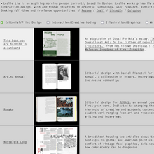 Leslie Liu portfolio website