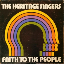 The Heritage Singers – <cite>Faith to the People</cite> album art