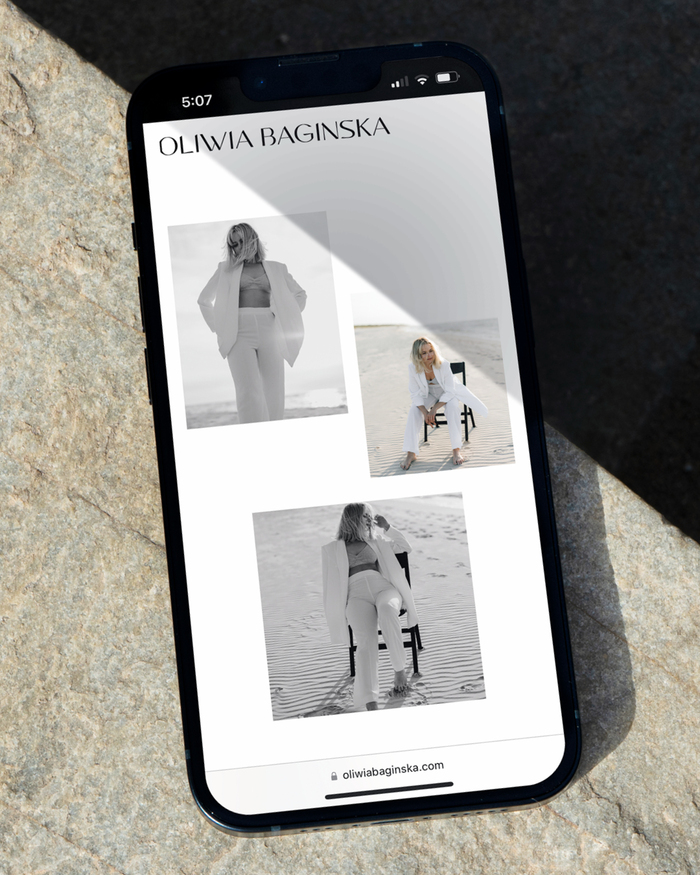 Oliwia Baginska visual identity 3