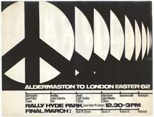 <span>Aldermaston to London Easter 62 poster</span>