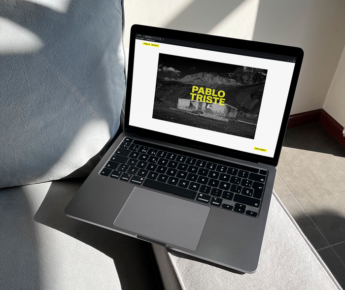 Pablo Triste portfolio website 6