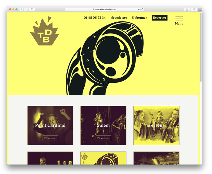 Théâtre de Belleville website 5