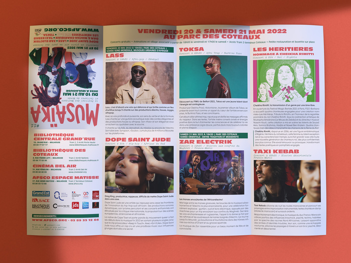 Program of the Musaïka festival